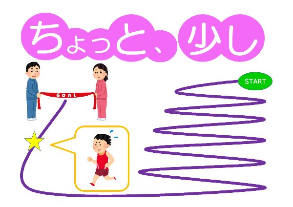 2021年3月与野図書館西分館　一般展示ポスター「ちょっと、少し」