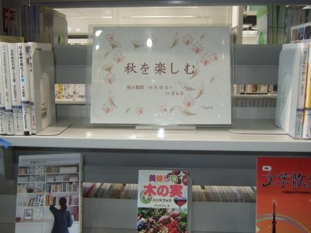 武蔵浦和図書館一般展示の写真です。