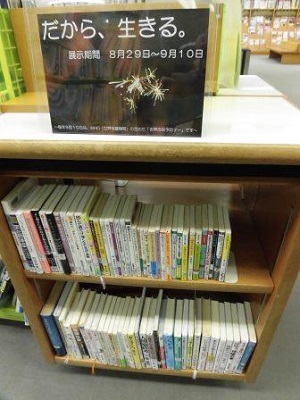 南浦和図書館展示の写真です。