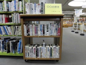 南浦和図書館展示の写真です。