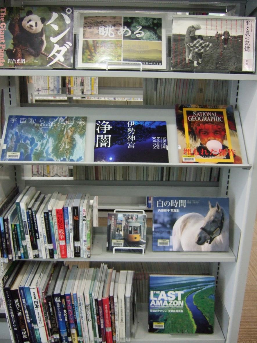 武蔵浦和図書館一般展示の写真です。