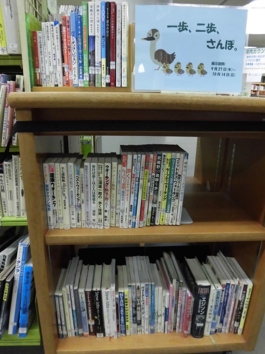 南浦和図書館展示の写真です。