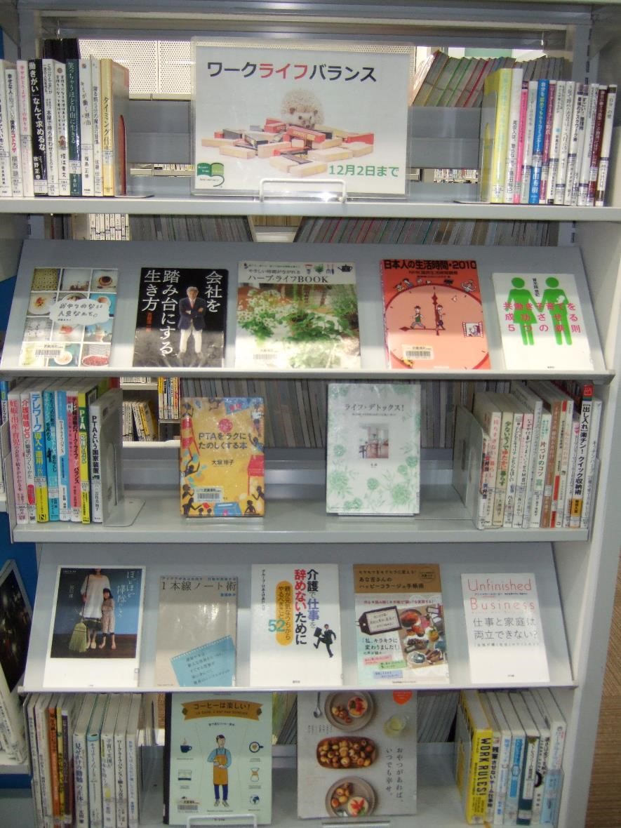 武蔵浦和図書館一般展示の写真です。