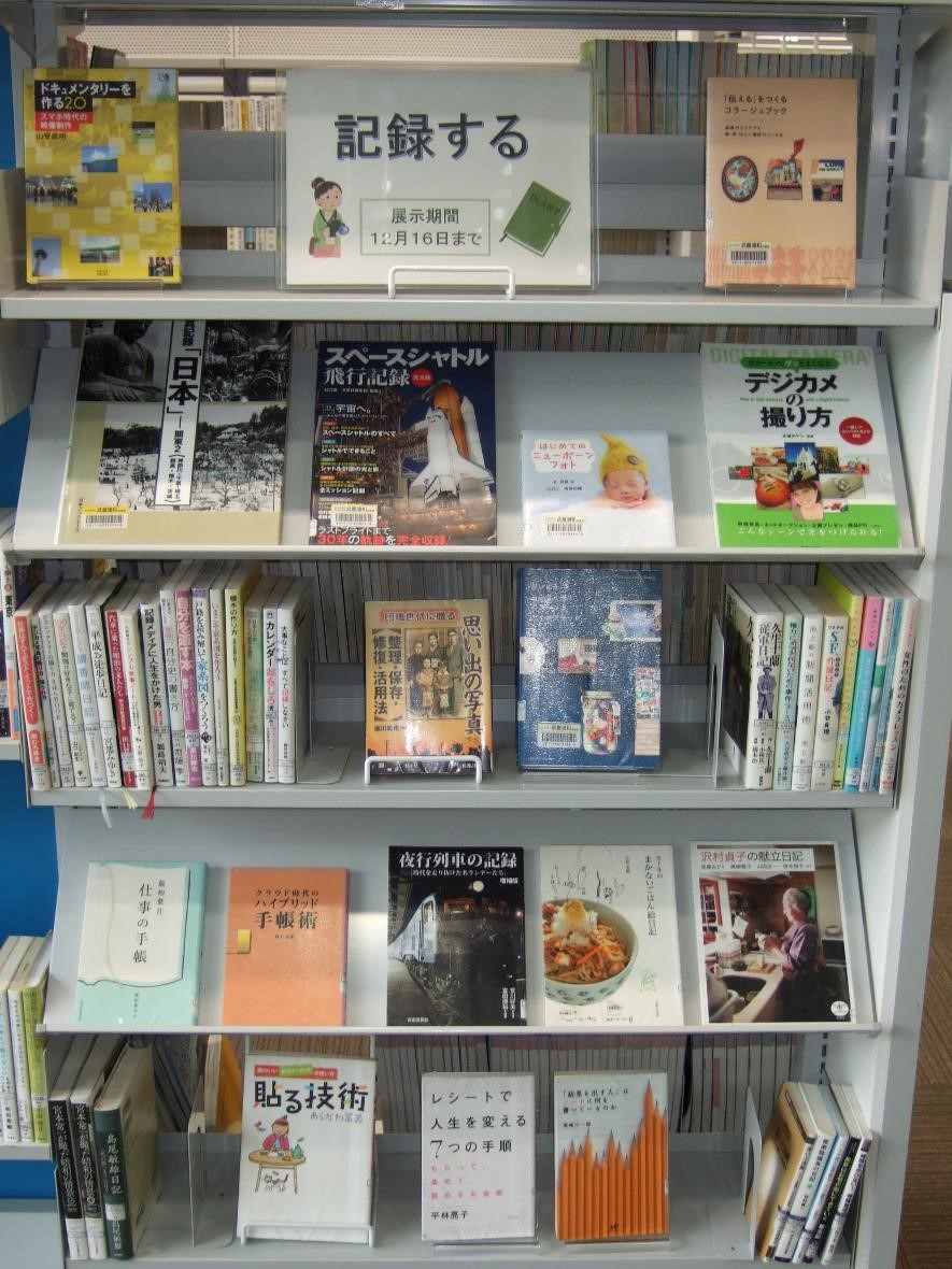 武蔵浦和図書館一般展示の写真です。