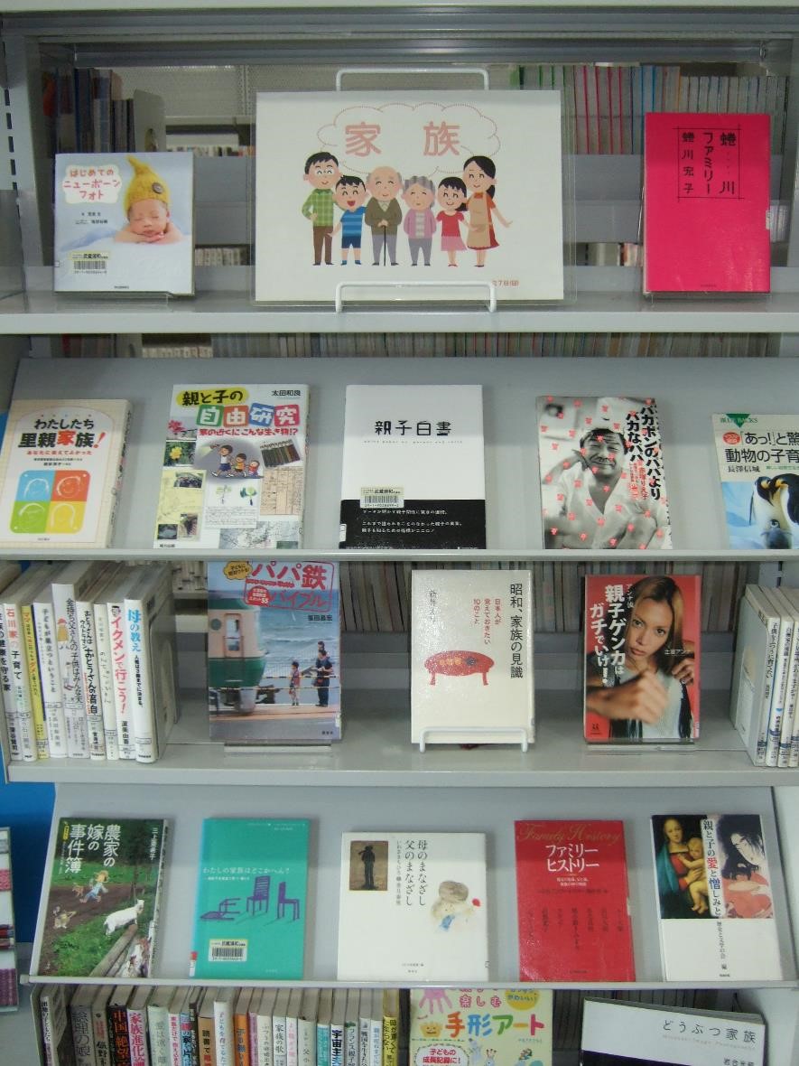 武蔵浦和図書館一般展示の写真です。