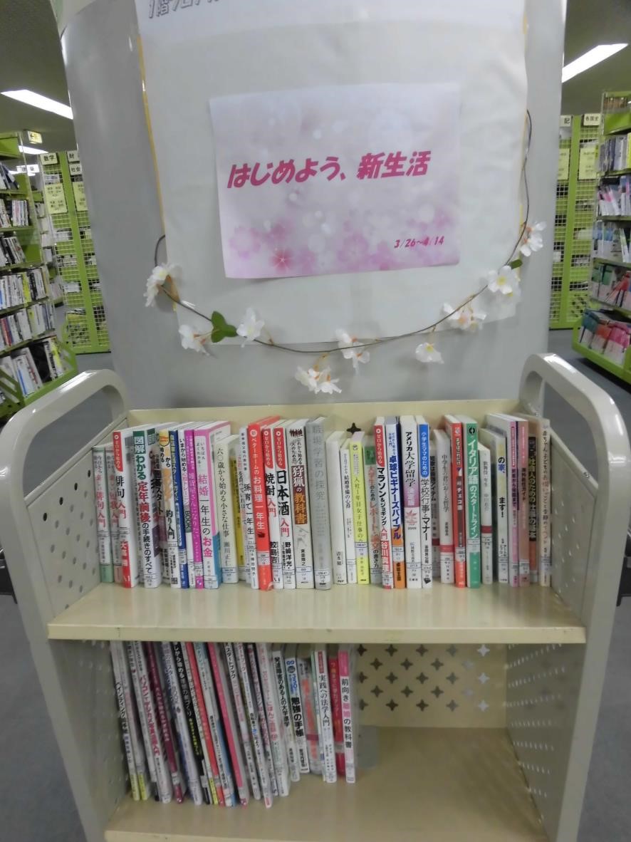 南浦和図書館展示の写真です。