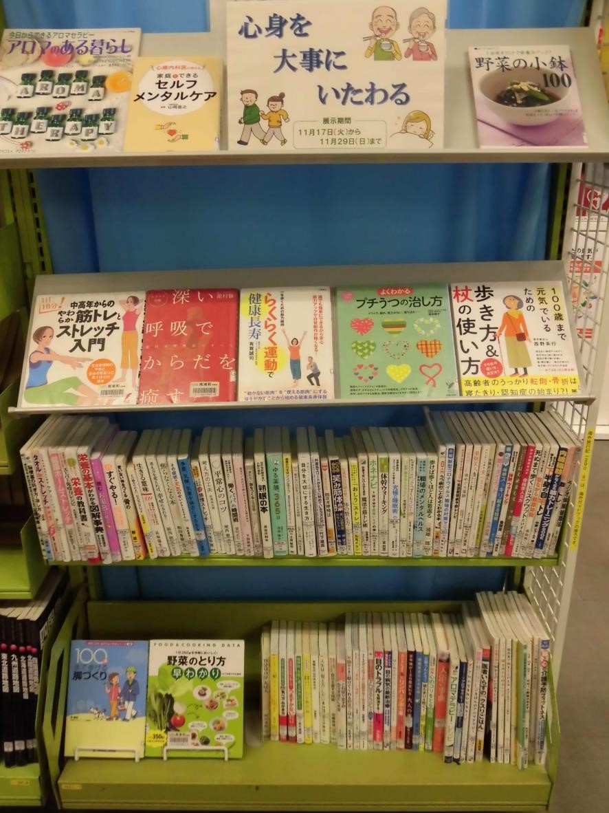 南浦和図書館展示の写真です。
