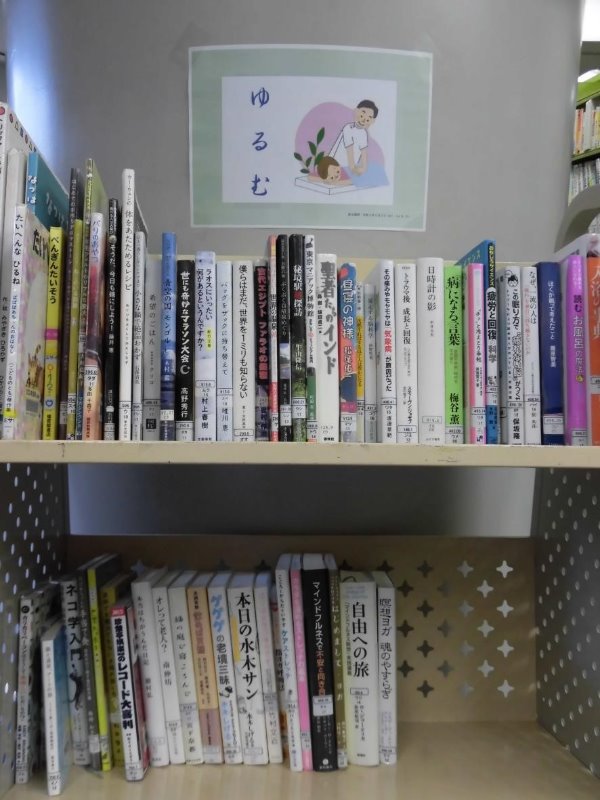 南浦和図書館展示の写真です。