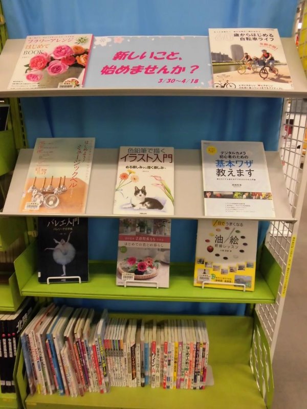 南浦和図書館展示の写真です。