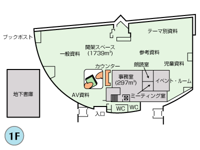 東浦和図書館フロア図