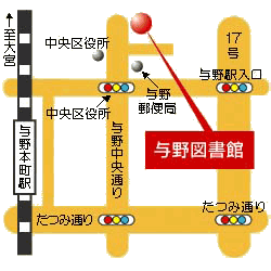 与野図書館　地図