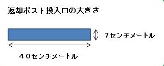 宮原駅前ポスト投入口